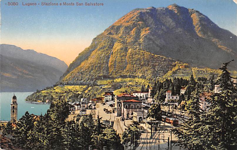 Lugano, Stazione e Monte San Salvatore