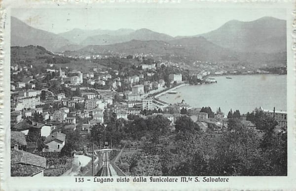 Lugano, visto dalla funicolare Mte S. Salvatore