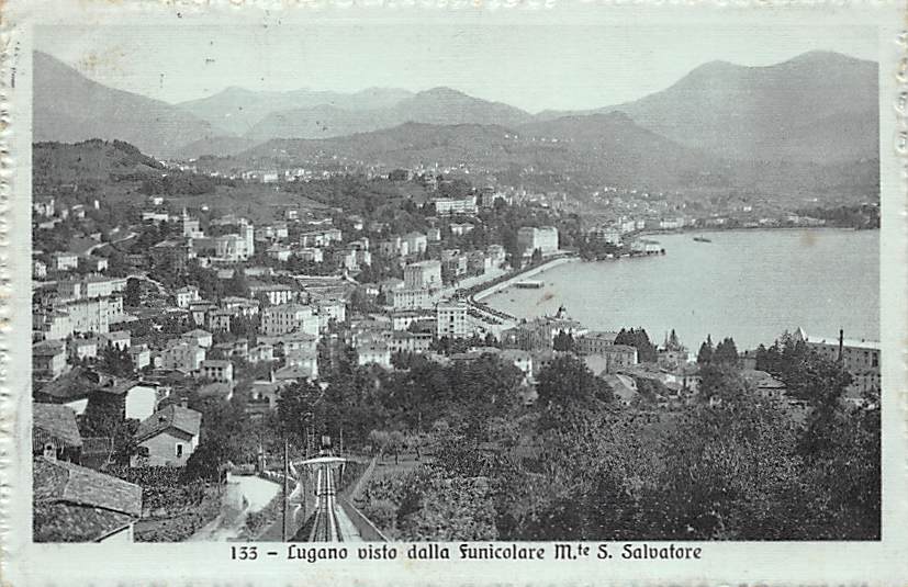 Lugano, visto dalla funicolare Mte S. Salvatore