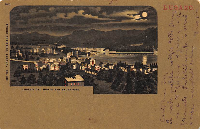 Lugano, dal Monte San Salvatore
