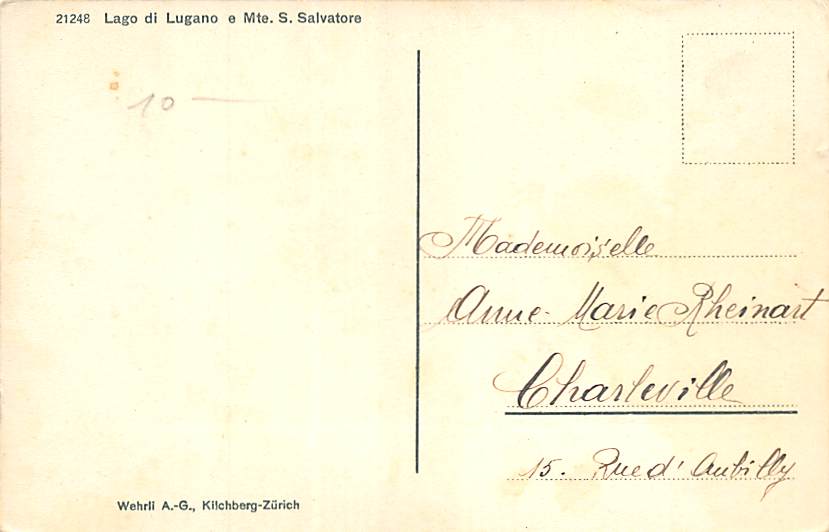 Lugano, Lago di Lugano e Mte S. Salvatore