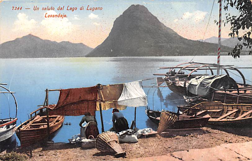 Lugano, Lavandaje, Lago di Lugano, Un saluto