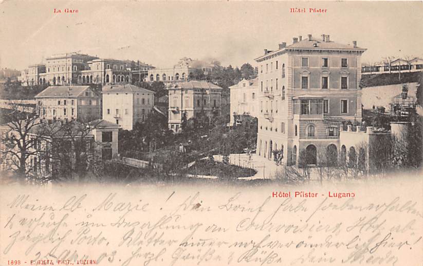 Lugano, Hotel Pfister