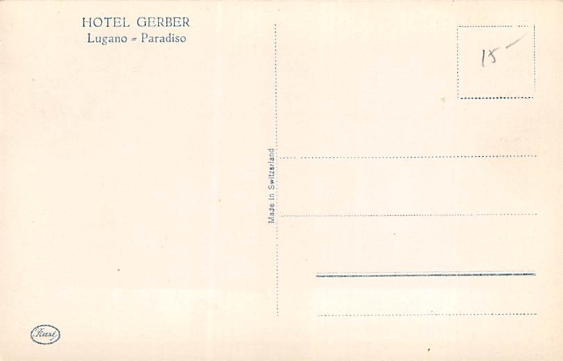 Lugano, Paradiso, Hotel Gerber