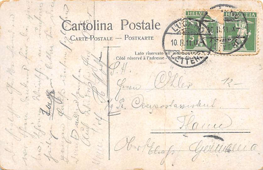 Lugano, Via Pessina nella vecchia Citta