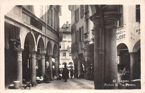 Lugano, Portici di Via Pessina