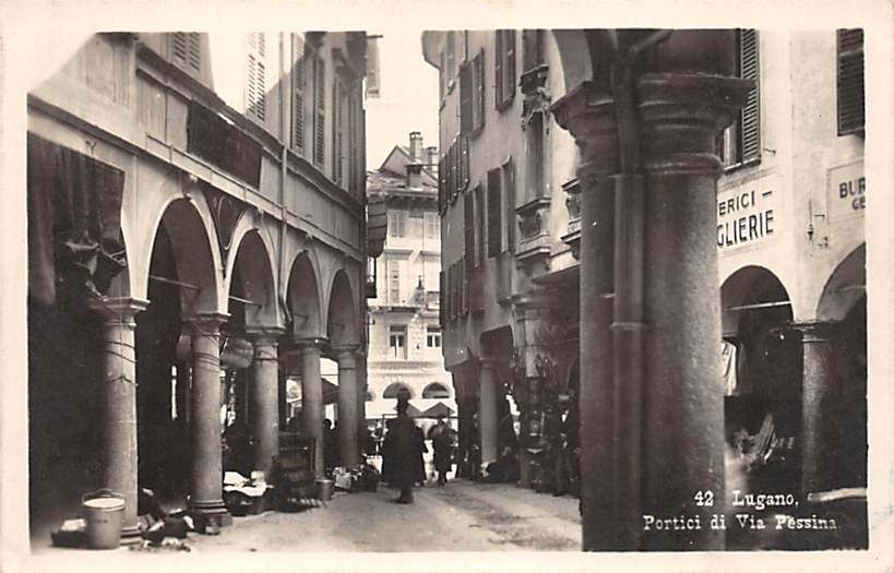 Lugano, Portici di Via Pessina