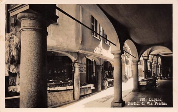 Lugano, Portici di Via Pessina