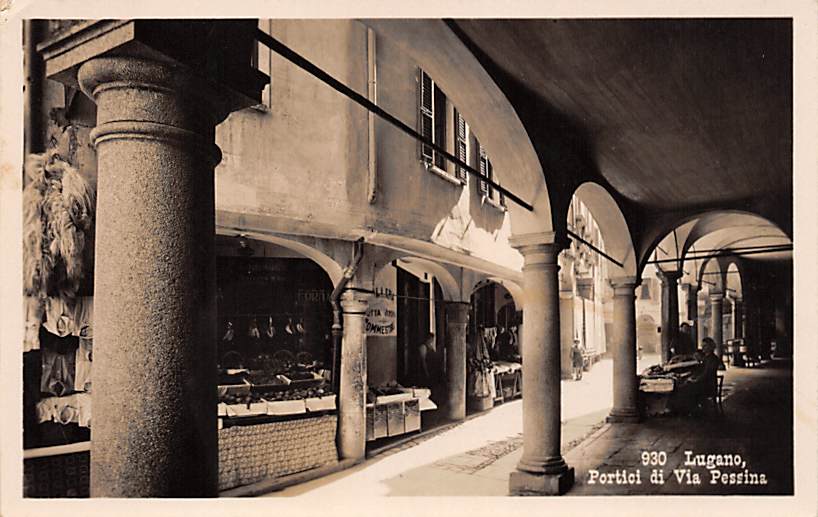 Lugano, Portici di Via Pessina