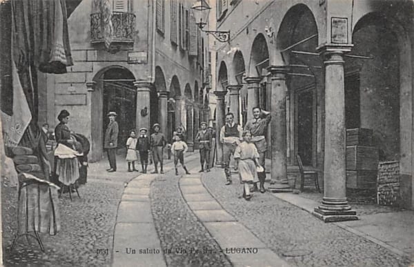 Lugano, Un saluto da Via Pessina