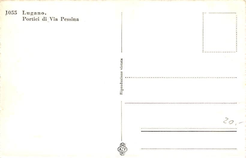 Lugano, Portici di Via Pessina