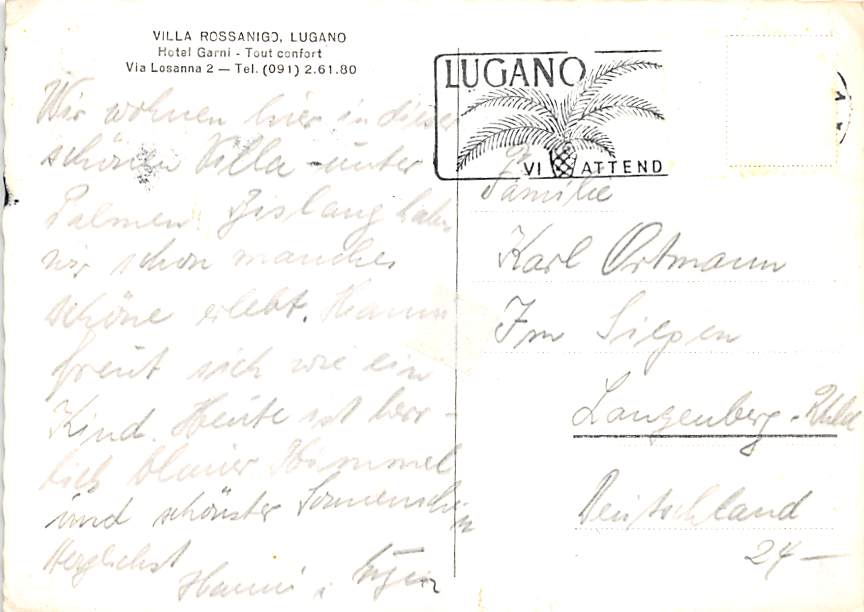 Lugano, Paradiso, Villa Rossanigo