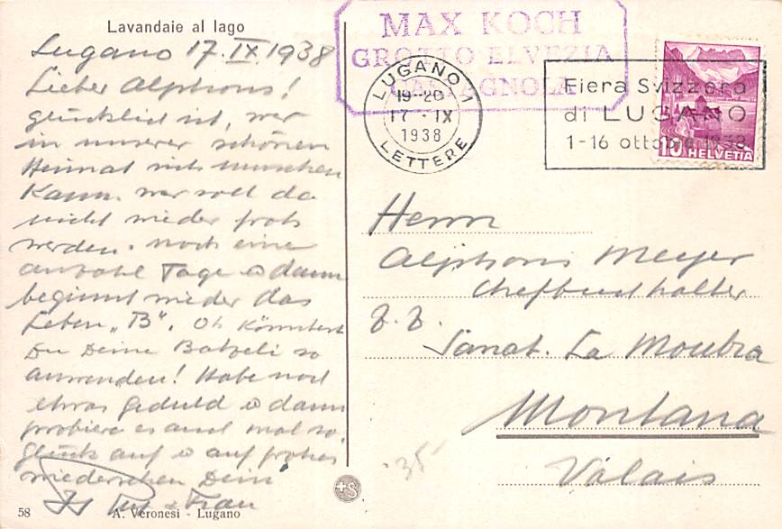 Lugano, Lavandaie al lago