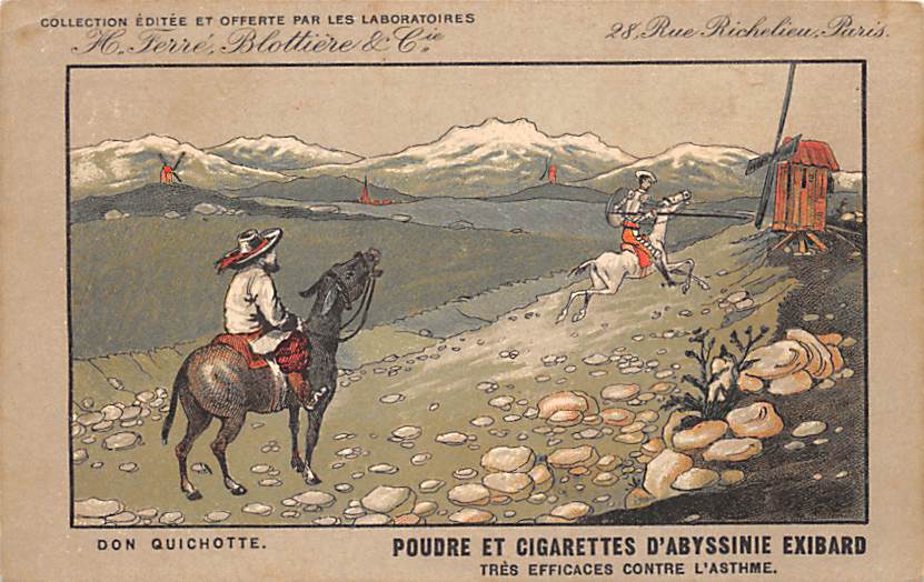 Werbung - H.Ferré Blottière et Cie, Don Quichotte