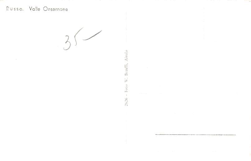 Russo, Valle Onsernone