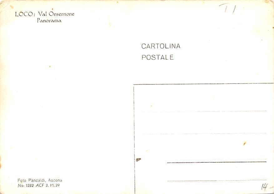 Loco, Val Onsernone, Panorama