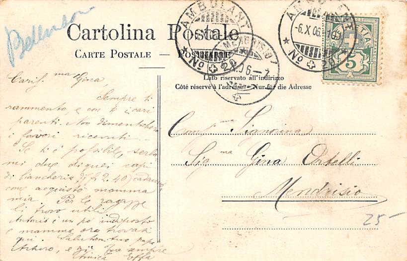 Bellinzona, Panorama Sud