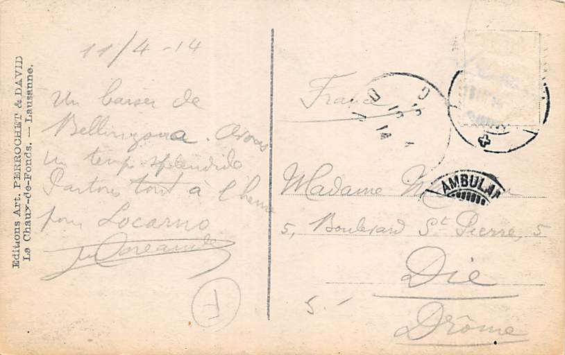 Bellinzona, coi Tre Castelli dal Sud