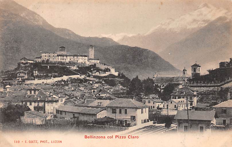 Bellinzona, col Pizzo Claro