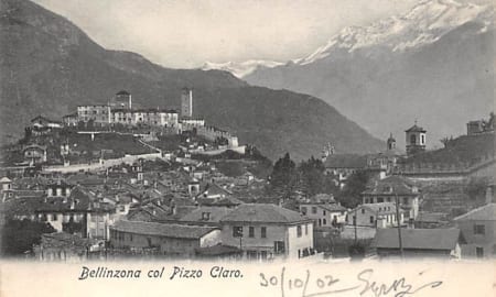 Bellinzona, col Pizzo Claro