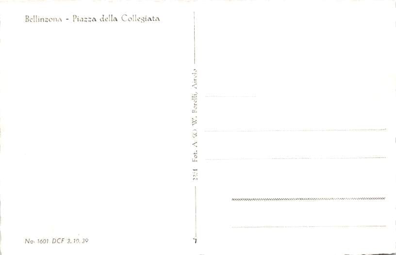 Bellinzona, Piazza della Collegiata