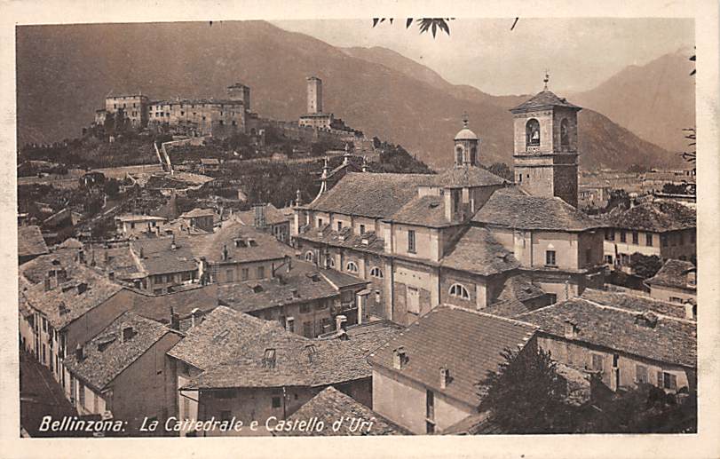 Bellinzona, La Cattedrale e Castello d'Uri