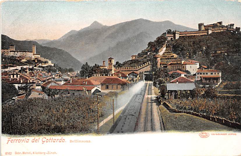 Bellinzona, Ferrovia del Gottardo