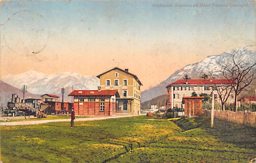 Giubiasco, Strazione ed Hotel Pension