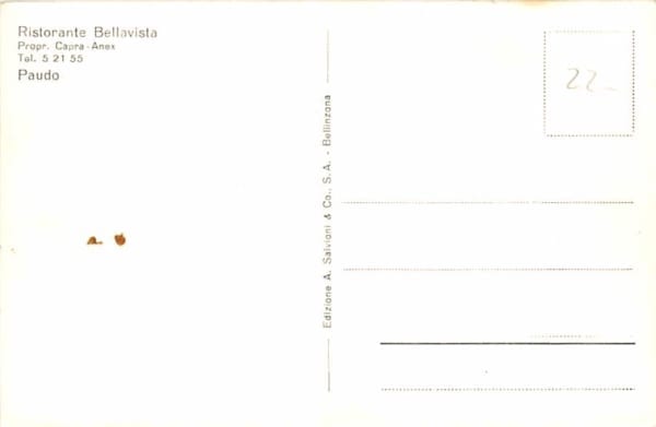Paudo, Ristorante Bellavista