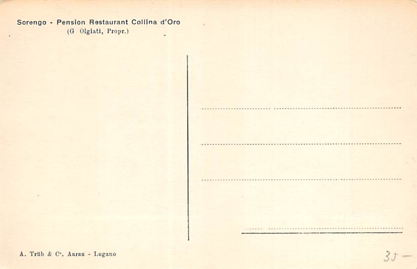Sorengo, Pension Restaurant Collina d'Oro