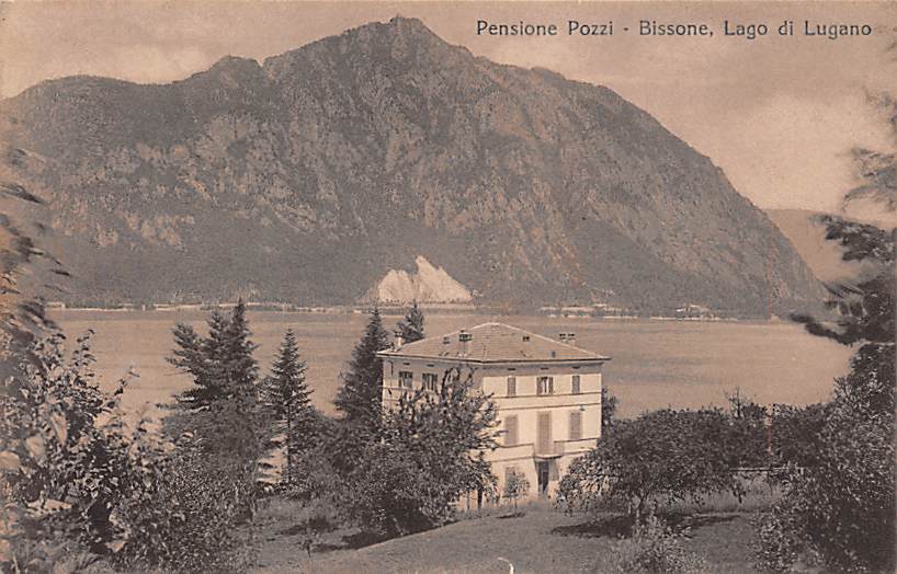 Bissone, Pensione Pozzi, Lago di Lugano