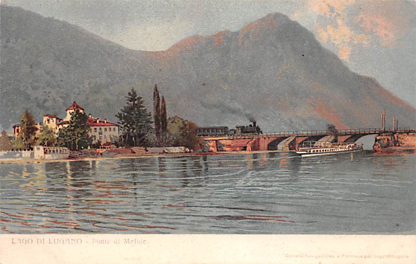 Ponte di Melide, Lago di Lugano