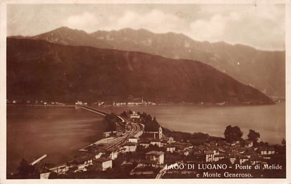 Ponte di Melide, Lago di Lugano