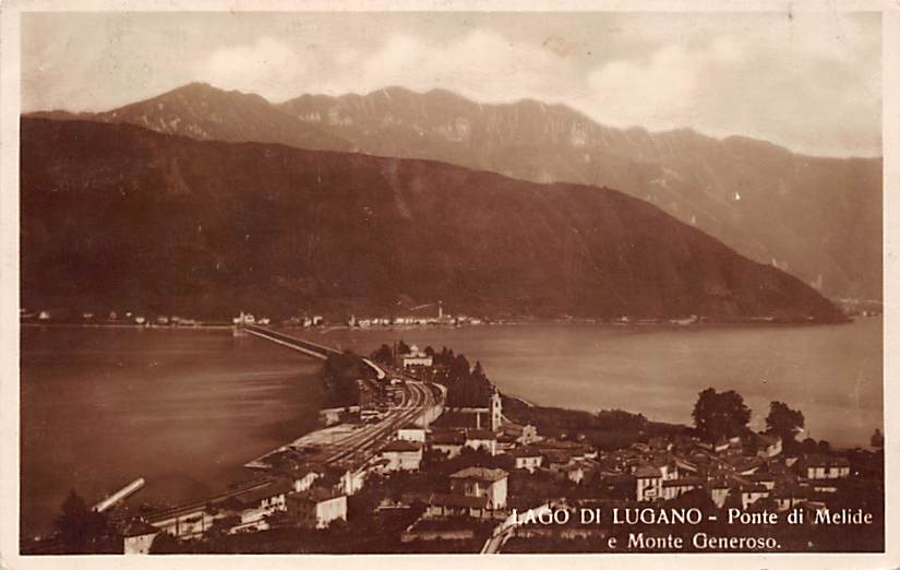 Ponte di Melide, Lago di Lugano