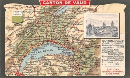 Waadt, Panoramakarte