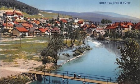 Vallorbe, et l'Orbe