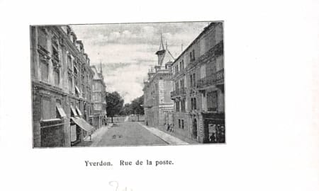 Yverdon, Rue de la poste