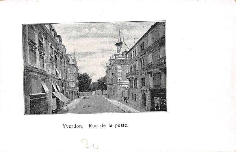 Yverdon, Rue de la poste