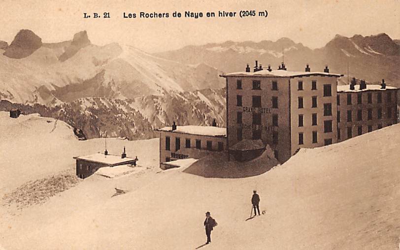 Rochers de Naye, en hiver