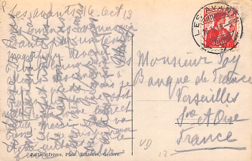 Les Avants, et les montagnes de la Savoie