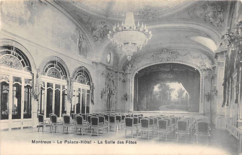 Montreux, Le Palace-Hotel, La Salle des Fetes