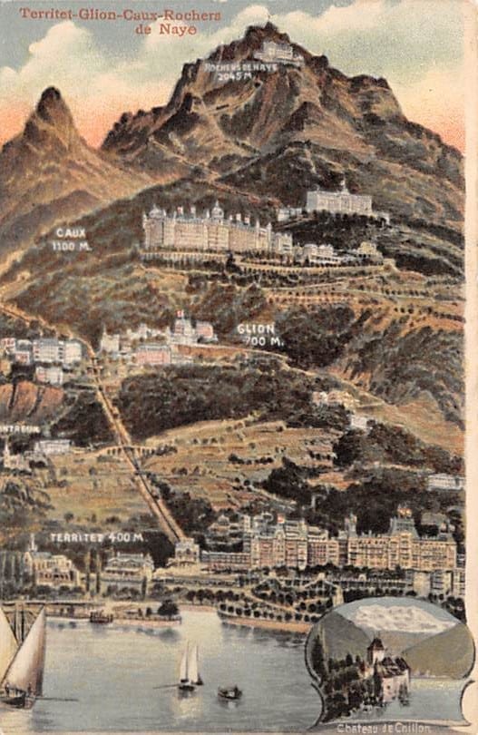 Territet, Glion, Caux, Rochers de Naye
