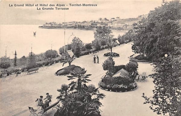 Territet, Montreux, La Grand Hotel et Hotel des Alpes