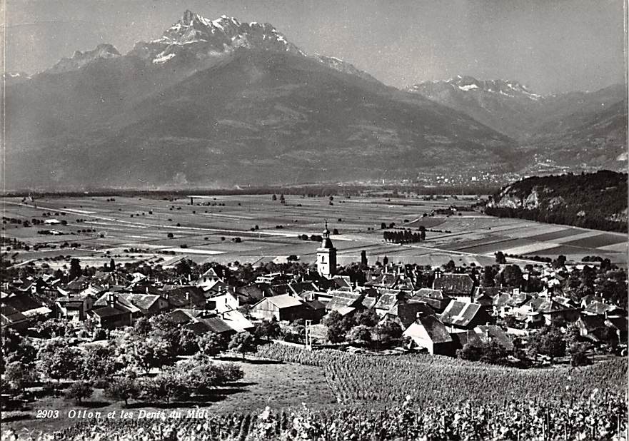 Ollon, et les Dents du Midi