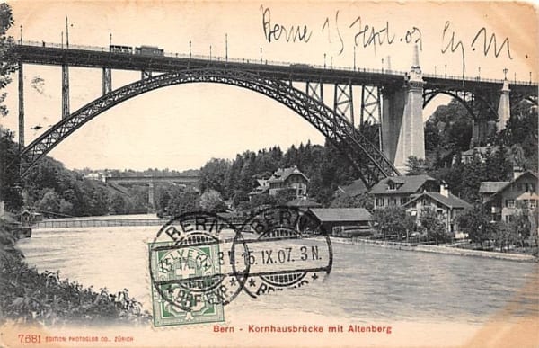 Bern, Kornhausbrücke mit Altenberg