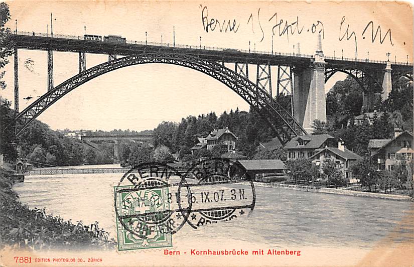 Bern, Kornhausbrücke mit Altenberg