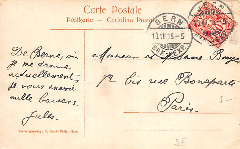 Bern, Parlamentsgebäude und Kirchenfeldbrücke