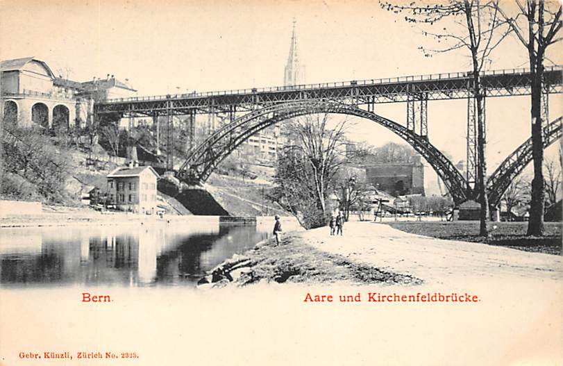 Bern, Aare und Kirchenfeldbrücke