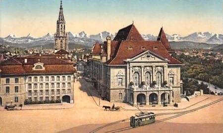 Bern, Casino mit Stadtbibliothek und Münster