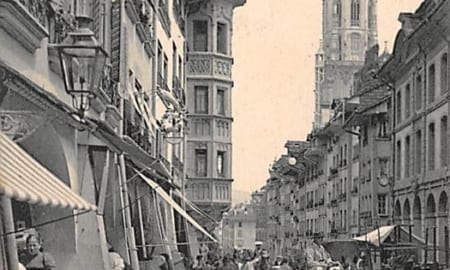 Bern, Kesslergasse und Münster